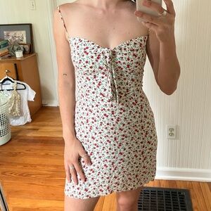 Reformation floral minidress
